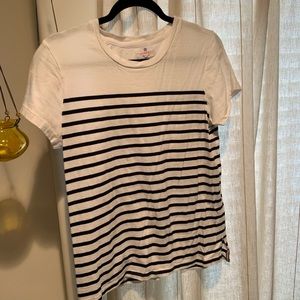 Sundry Nautical Tee Short Sleeve Navy White Stripe